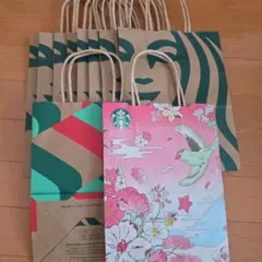 スターバックス ショップ袋10枚 さくら有