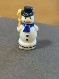 ヴィンテージ　フェーブ　SNOW MAN スノーマン　　フランス　フェーヴ