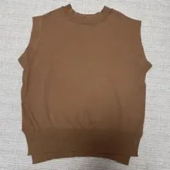 555円セール◎SENSE OF PLACE サマーニット　ブラウン　一度のみ。