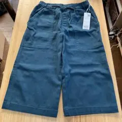 ikka ダークブルー ハーフパンツ