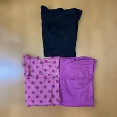 UNIQLO（140cm/3枚セット）タートルネックヒートテック