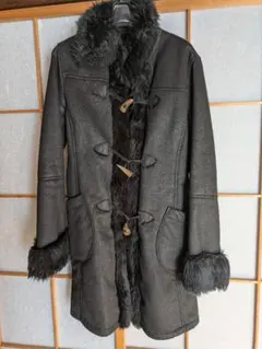 【大幅値引きしました！】COMME CA ISM 黒 ファーコート M