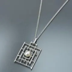 美品 MIKIMOTO ネックレス スクエア アコヤ真珠 パール幅5.7mm - メルカリ