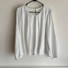 GLACIER ホワイト 長袖ブラウス M