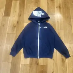 THE NORTH FACE ネイビー フルジップパーカー 150　大人でも◎