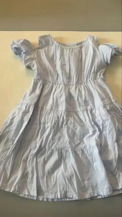 90cm 水色 ワンピース