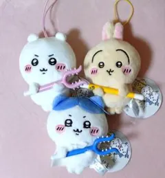 ちいかわ討伐マスコット2　ちいかわ、ハチワレ、うさぎ