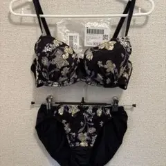 ユナウ　ブラジャーショーツセット　C75M 新品