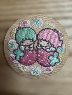 サンリオ 刺繍缶バッジ４