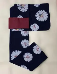 昔ながらの浴衣（花火？お花？）単品