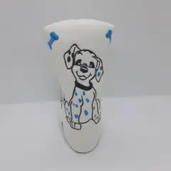 PU防水 ダルメシアン ピンタイプ パターカバー ホワイト