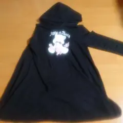 Ank Rouge フード付き ブラックパーカー