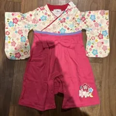 袴ロンパース　女の子　80㎝