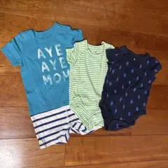 babyGap ロンパース　ボディスーツ　 3点セット 半袖