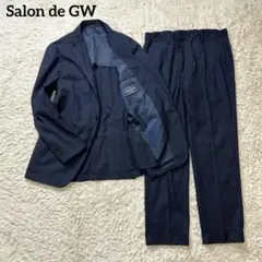美品 Salon de GW RING JACKET スーツ ネイビー L 通勤のサムネイル