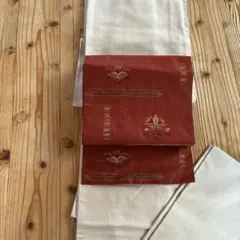 正絹　名古屋帯　作り帯