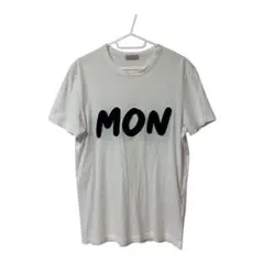 モンクレール　Tシャツ　パイル生地　ホワイト 希少品　100%正規品　美品　綺麗