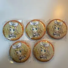 初音ミク キラキラ缶バッジ 鏡音リン