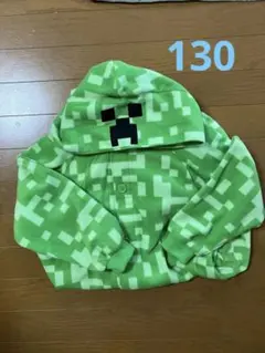 マインクラフト　クリーパー フリース 130cm ハロウィン