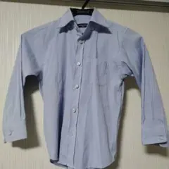 長袖シャツ　120cm　ブルー系　フォーマル