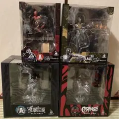 Happyくじ ヴェノム スパイダーマン フィギュア4点セット