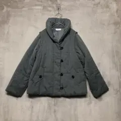 LEPSIM♡レディース 2way 中綿ジャケット ベスト コットン M