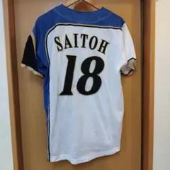 北海道日本ハムファイターズ　斎藤佑樹　ユニフォーム 18　M