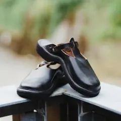 【希少】FERNAND LEATHER サンダル ブラック FERNAND LEATHER フェルナンドレザー コンフォートサンダル CLOG / 2