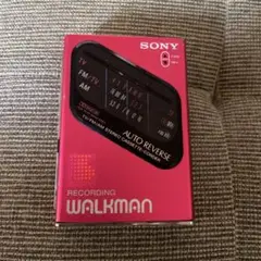 【完全動作品】美品SONY WM-F203 カセットコーダー 赤 Yahoo!オークション -「wm-f203」の落札相場・落札価格