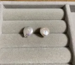 淡水パール　ピアス　両耳