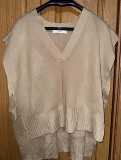 vネック ニット オーバーサイズ