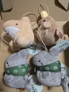 おでかけ子ザメ とかいのおともだち ボイスマスコットぬいぐるみ 4種セット