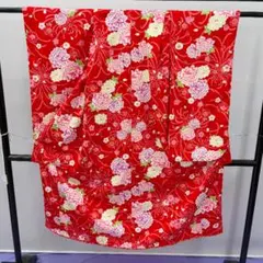 Y☆5065☆ 子供着物 七五三 女の子 四つ身 単品 ポリエステル - メルカリ