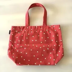 【ROOTOTE】水玉のトートバッグ・赤