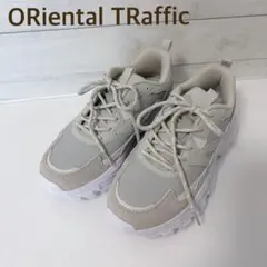 【未使用品】ORiental TRaffic スニーカー ライトグレー　23のサムネイル
