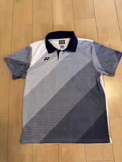 YONEX ポロシャツ グレー ネイビー L