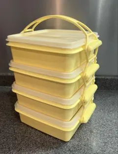 ヴィンテージ タッパーウェア ライトブラウン ライトピンク 4個セット タッパーウェア/Tupperware全般 - ファイヤーキング 卸 仕入れ 小売