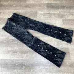 【希少】トルネードマート　シャドーパイソン　フレアパンツ　Y2K