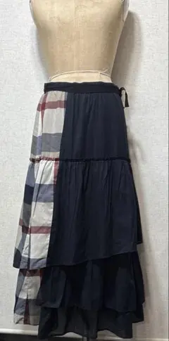 BLUE LABEL CRESTBRIDGE 巻きスカート　38 美品
