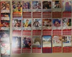 ワンピースカード　赤デッキパーツ　4コン　受け継がれる意思