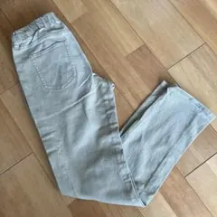 UNIQLO ベージュ スリムフィット 長ズボン 150