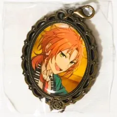 新品★あんスタ★Knights【月永レオ】アニカフェ★メタルチャーム