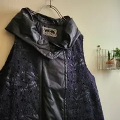 b11 美品 インポートロッサ/アルバ 中綿 ロング ベスト/アウター 44