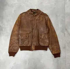 40sー US AIR FORCE A-2 レザージャケット CONMAR