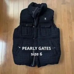 パーリーゲイツダウンベスト　size6 ネイビー