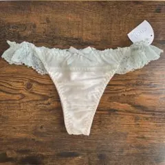 レディース　ショーツ　Tバック　かわいい　女性　下着　ココランジェ　アイボリー