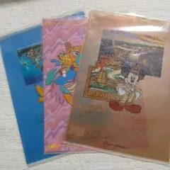 ディズニーランド&シー　クリアファイル