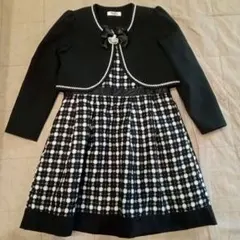 フォーマル　ワンピース　ドレス　130　サイズ　入学式 卒園式　リボン