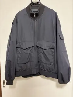 cantate Harrington Jacket navy 46 - メルカリ