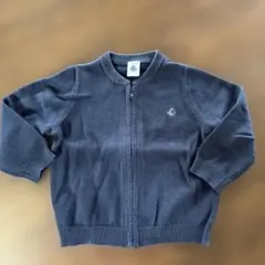 PETIT BATEAU ネイビーカーディガン 80cm